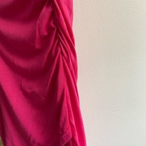 Pink cotton mini dress